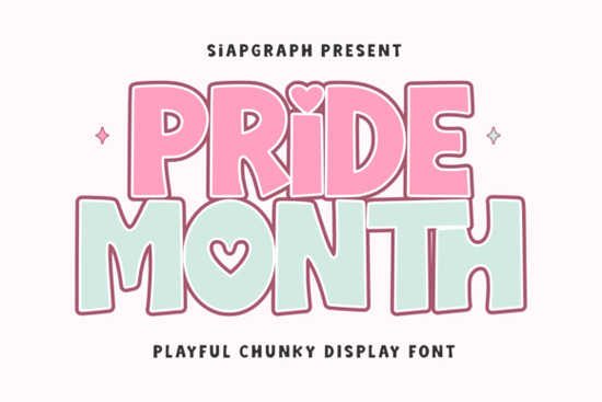 Pride Month Font